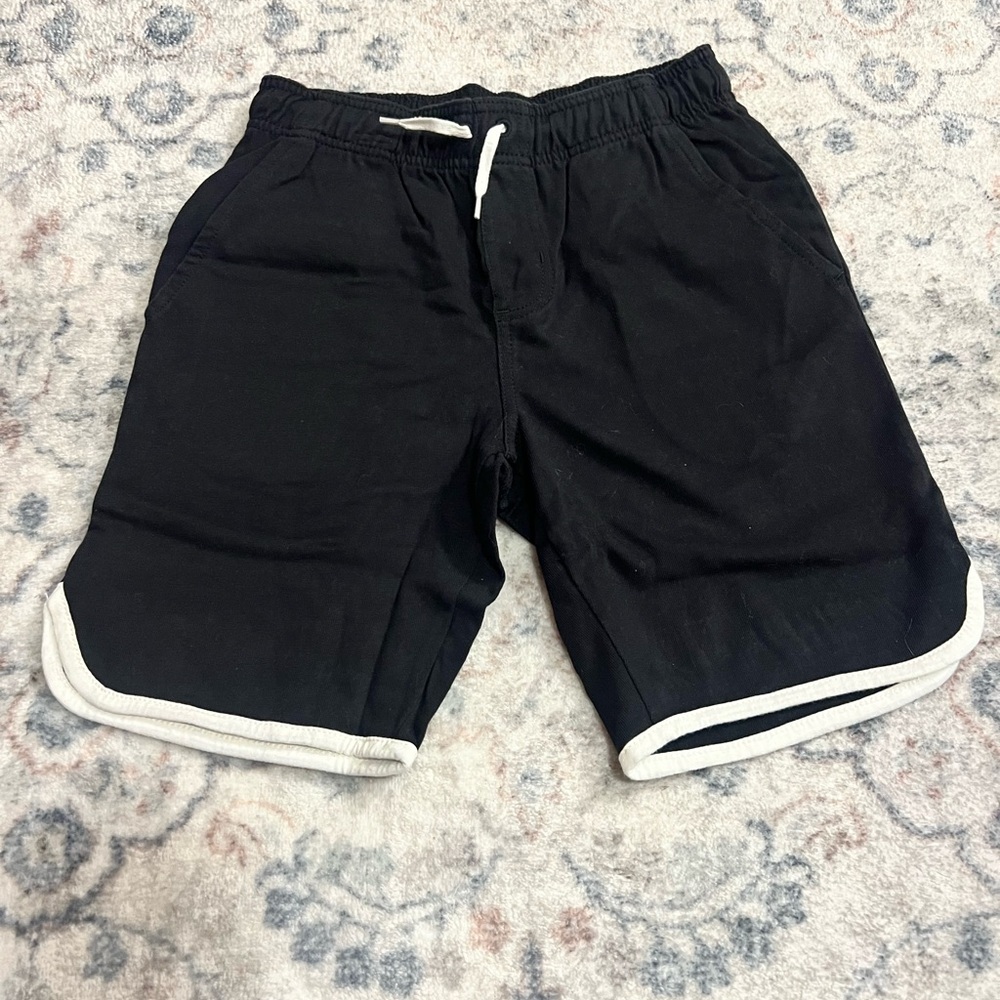 Tea Collection Black with White Trim ringer shorts